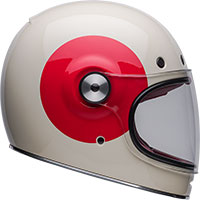Casque Bell Bullitt TT Vintage blanc rouge - 3