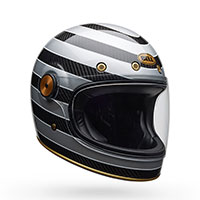 Casco Bell Bullitt Gt Carbon Roland Sand Temple Argento