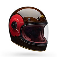 Casco Bell Bullitt Gt Carbon Tt Rosso Nero