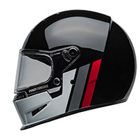 Bell Eliminator ECE6 Gt Helm schwarz weiß - 2