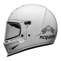 Bell Eliminator Ece6 Steve Mcqueen Helmet White