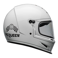 Bell Eliminator Ece6 Steve Mcqueen Helmet White - 3