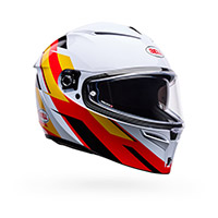 Casco Bell Lithium ECE6 Nova bianco rosso