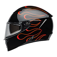Casco Bell Lithium Ece6 Torch Nero Rosso - img 2