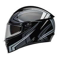 Casco Bell Lithium Ece6 Jetstream Nero Argento - img 2