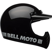 Bell Moto-3 Classic ECE6 Helm schwarz glänzend - 3