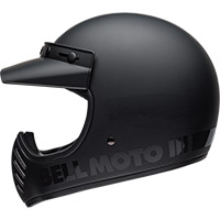 Casco Bell Moto-3 Classic Blackout Ece6 Nero Opaco