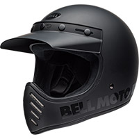 Casque Bell Moto-3 Classic Blackout ECE6 noir mat