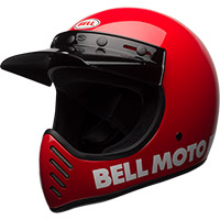 Bell Moto-3 ECE6 クラシック ヘルメット レッド