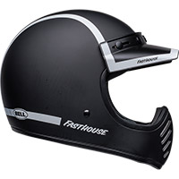 Bell Moto-3 ECE6 Fasthouse オールド ロード ヘルメット ブラック ホワイト - img 2