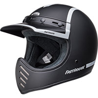 Casco Bell Moto-3 Fasthouse Old Road Nero Bianco