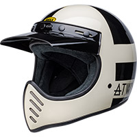 Casco Bell Moto-3 Atwyld Orbit Ece6 Bianco Nero