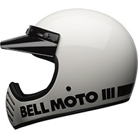 Bell Moto-3 ECE6 クラシック ヘルメット ホワイト - img 2