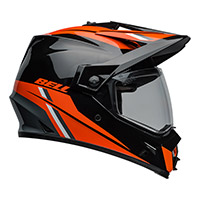 Casco Bell Mx-9 Adv Mips Alpine negro naranja - 3