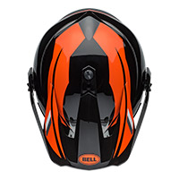 Bell Mx-9 Adv Mips Alpine Helmet Black Orange - 4