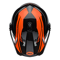 Casco Bell Mx-9 Adv Mips Alpine negro naranja - 4