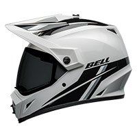 Bell Mx-9 Adv Mips Alpine Helm weiss schwarz - 2