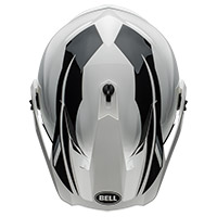 Bell MX-9 Adv Mips アルパイン ヘルメット ホワイト ブラック - 4