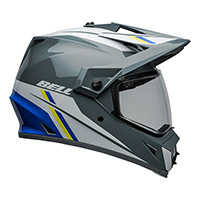 Bell Mx-9 Adv Mips Alpine Helm grau blau - 3