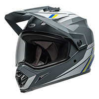 Casco Bell Mx-9 Adv Mips Alpine gris azul