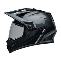 Casco Bell Mx-9 Adv Mips Alpine Charcoal Argento - img 2