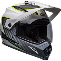 Bell MX-9 ADV Mips Dalton Helm weiß gelb - 2