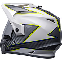 Bell Mx-9 Adv Mips Dalton Helmet White Yellow - 3