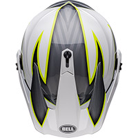 Bell Mx-9 Adv Mips Dalton Helmet White Yellow - 5
