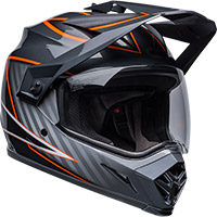 Casco Bell Mx-9 Adv Mips Dalton Nero Arancio - img 2