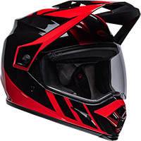 Bell MX-9 ADV Mips Dash Helm schwarz rot - 2