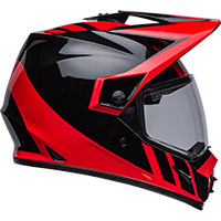 Bell MX-9 ADV Mips Dash Helm schwarz rot - 4