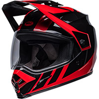 Casco Bell MX-9 ADV Mips Dash negro rojo