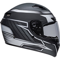 Casco Bell Qualifier DLX Mips Raiser negro opaco blanco - 3