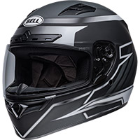 Casco Bell Qualifier DLX Mips Raiser negro opaco blanco