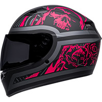 Bell Qualifier Rebel Helm schwarz matt pink - 3