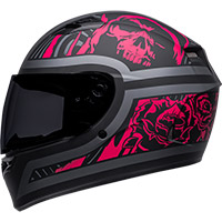 Casque Bell Qualifier Rebel noir rose mat - 3