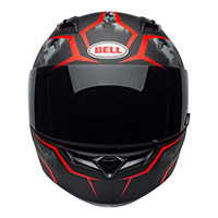 Casco Bell Qualifier Stealth Nero Opaco Rosso - 4