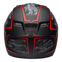 Casco Bell Qualifier Stealth Nero Opaco Rosso - 5
