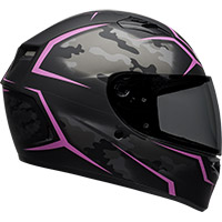 Casco Bell Qualifier Stealth negro opaco rosado - 4