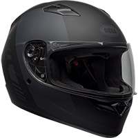 Casco Bell Qualifier Turnpike Nero Opaco Grigio