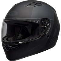 Casco Bell Qualifier Turnpike Nero Opaco Grigio