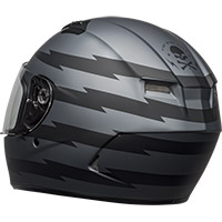 Bell Qualifier Z-Ray Helm grau matt schwarz - 5