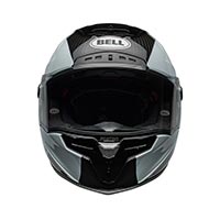 Bell Race Star Flex Dlx Offset schwarz weiß glänzend - 3