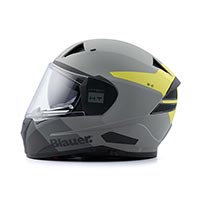 Casco Blauer NF01 Naca Grafica B gris opaco - 2