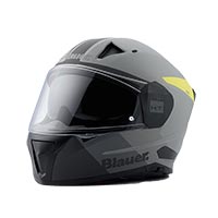 Casco Blauer Nf01 Naca Grafica B Grigio Opaco