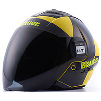 Casco Blauer Real Graphic A giallo nero