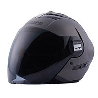 Casco Blauer Real Monochrome Titanio Opaco