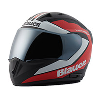 Casco Blauer Sniper Graphic B Nero Opaco Rosso