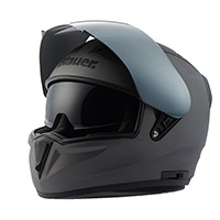 Casco Blauer Sniper Monochrome Titanio Opaco