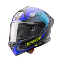 Casco Caberg Roxter Kiso negro azul amarillo mate